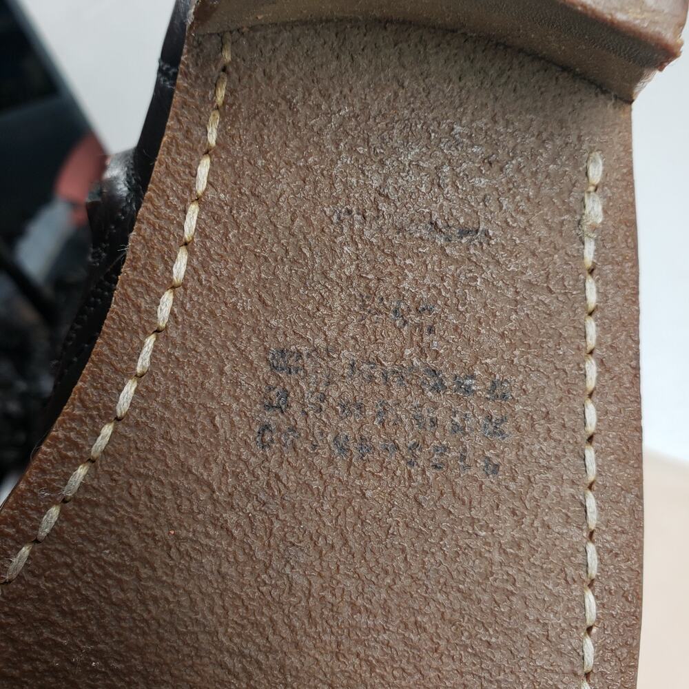 Maison Margiela Replica Campus Ankle Boots Womens 38.5 8 Brown Oil Spill Leather - Picture 4 of 16